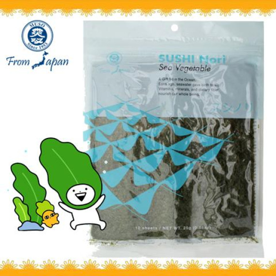 壽司紫菜 Sushi nori (Toasted seaweed) (10 sheets/25g) (Exp Date: 2024-10-02)