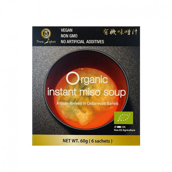 有機即沖味噌湯 (盒裝)  (賞味期:2024年03月14日) Organic instant miso soup (10g x 6)